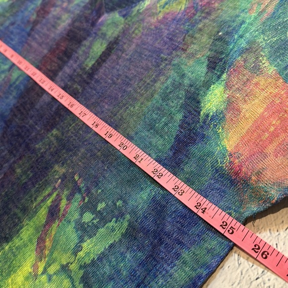 NWOT Soft Surroundings Color Block tee - Picture 5 of 9